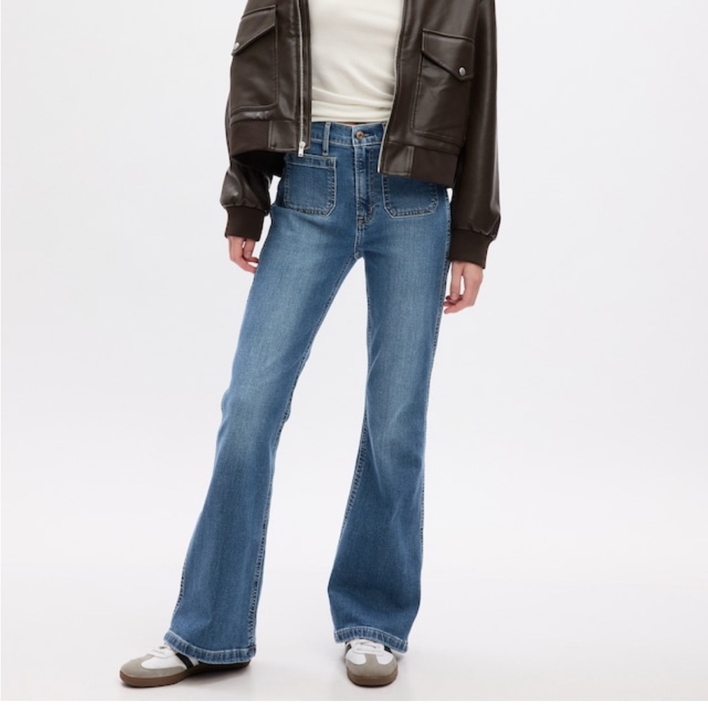 Gap High Rise 70s Flare Jeans NWOT